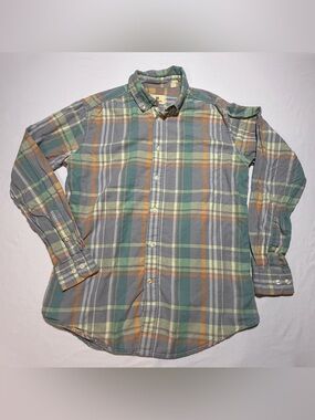 Life Khaki Plaid Button-Down Shirt